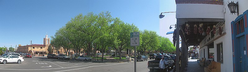 USA - Albuquerque NM - Old Town Panoramic (24 Apr 2009)